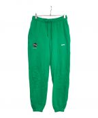 F.C.R.B.エフシーアールビー）の古着「22SS EMBLEM SWEAT PANTS エンブレムスウェットパンツ　FCRB-220058」｜グリーン