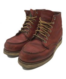 RED WING（レッドウィング）の古着「875 6" Classic Moc IRISH SETTER アイリッシュセッター ワークブーツ USA製 半円犬タグ 90’s 」｜レッド