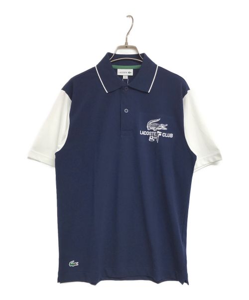 LACOSTE（ラコステ）LACOSTE (ラコステ) クルーマックスブレンドクラブラコステポロシャツ ネイビー サイズ:Sの古着・服飾アイテム