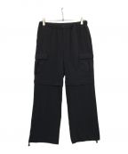 1/f clothingイチエフ クロージング）の古着「2WAY NYLON PARACHUTE PANTS 1F-010」｜ブラック