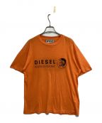 DIESELディーゼル）の古着「プリントTシャツ 推定80-90's MBS Vintage Knitwear D-TK-1019」｜オレンジ