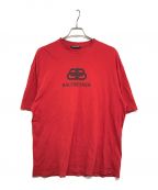 BALENCIAGAバレンシアガ）の古着「BB Logo Tee 18SS」｜レッド