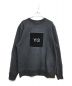 Y-3（ワイスリー）の古着「SQUARE LOGO CREW SWEATSHIRT　HB3324」｜ブラック