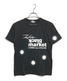 COMME des GARCONS×FUTURA 2000（コムデギャルソン×フューチュラ2000）の古着「Black Market Tee ブラックマーケットTシャツ FUTURA 2000 フューチュラ2000 OD-T114-051-1-4」｜ブラック