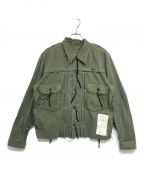 MINUSマイナス）の古着「Slash Seam 11MS  (VINTAGE US ARMY SLEEPING BAG CASE)」｜カーキ