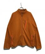 stussyステューシー）の古着「スウェットジャケット 紺タグ」｜オレンジ