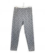 South2 West8サウスツー ウエストエイト）の古着「Trainer Pant Poly Jq Skull&Target MR814 トラックパンツ」｜グレー