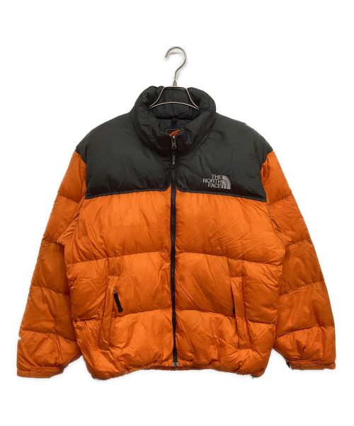 THE NORTH FACE（ザ ノース フェイス）THE NORTH FACE (ザ ノース フェイス) NUPTSE JACKET　ND01586 ブラック×オレンジ サイズ:XLの古着・服飾アイテム