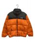 THE NORTH FACE（ザ ノース フェイス）の古着「NUPTSE JACKET　ND01586」｜ブラック×オレンジ