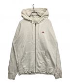 SUPREMEシュプリーム）の古着「Small Box Zip Up Hooded Sweatshirt」｜ホワイト