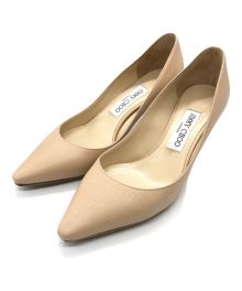 JIMMY CHOO（ジミーチュウ）の古着「ヒールパンプス　ROMY60　」｜ベージュ