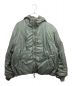 JANE SMITH（ジェーンスミス）の古着「NYLON TAFFETA HOODIE MA-1 JACKET 22WJK-#410L ナイロンタフタMA-1ジャケット」｜グリーン