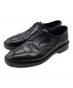 SOLOVAIR×Graphpaperソロヴェアー×グラフペーパー）の古着「Solovair for Graphpaper Leather Shoes レザーシューズ プレーントゥシューズ GM212-90268」｜ブラック