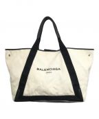 BALENCIAGAバレンシアガ）の古着「ネイビーカバスM　339936・1081・D・002123　」｜ホワイト