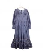 HER LIP TOハーリップトゥ）の古着「Signs of Autumn Belted Dress　1213305049」｜インディゴ