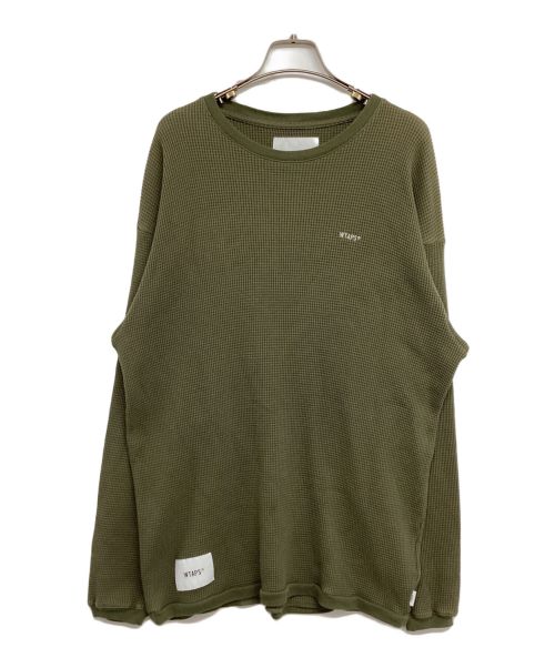 WTAPS（ダブルタップス）WTAPS (ダブルタップス) WAFFLE LS COPO 211ATDT-CSM28 カーキ サイズ:02の古着・服飾アイテム