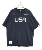 NEW BALANCE×WTAPSニューバランス×ダブルタップス）の古着「21SS ACADEMY SS TEE　S2001SKU930」｜ネイビー