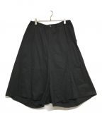 Y'sワイズ）の古着「COTTON TWILL 3/4 LENGTH STRING PANTS YK-P81-002」｜ブラック