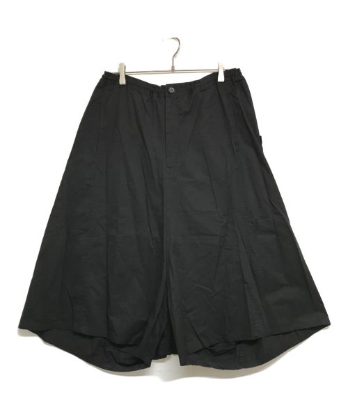 Y's（ワイズ）Y's (ワイズ) COTTON TWILL 3/4 LENGTH STRING PANTS YK-P81-002 ブラック サイズ:3の古着・服飾アイテム