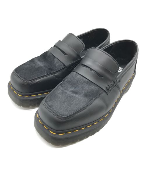 Dr.Martens（ドクターマーチン）Dr.Martens (ドクターマーチン) Penton Bex Square Loffer  Hair On Lucido ブラック サイズ:US7の古着・服飾アイテム