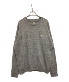 Liberaiders（リベレイダース）の古着「JACQUARD LOGO CREWNECK SWEATER/ジャガードロゴクルーネックセーター　724022103」｜グレー