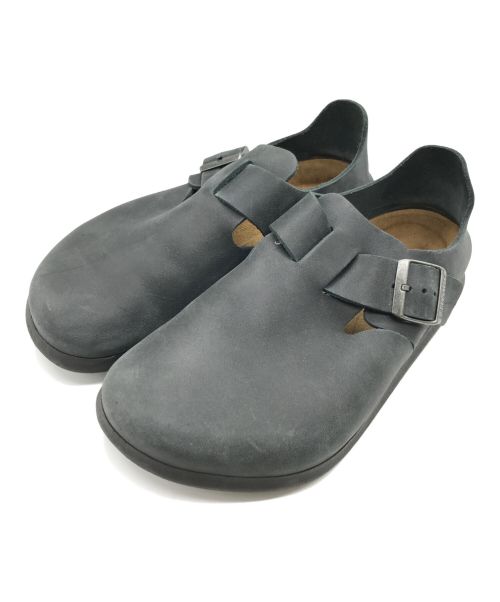 BIRKENSTOCK（ビルケンシュトック）BIRKENSTOCK (ビルケンシュトック) London Oiled Leather ロンドン グレー サイズ:26.5cmの古着・服飾アイテム