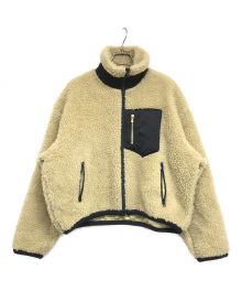 NEON SIGN（ネオンサイン）の古着「バルーンボアジャケット　19AW　1176」｜ベージュ