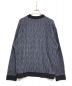 STUDIOUS (ステュディオス) 7GG Cashmere 畦クルーネックニット 113530027 ネイビー サイズ:2：3980円