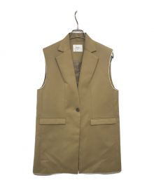 Ameri（アメリ）の古着「FADE COLLAR DAMAGE VEST　02210681180」｜ベージュ