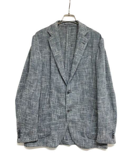 LARDINI（ラルディーニ）LARDINI (ラルディーニ) リネン混テーラードジャケット JG32903Q ネイビー サイズ:48の古着・服飾アイテム