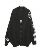 Y-3ワイスリー）の古着「TECH KNIT CARDIGAN/テックニットカーディガン　FJ0380」｜ブラック