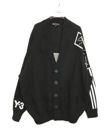 Y-3（ワイスリー）の古着「TECH KNIT CARDIGAN/テックニットカーディガン　FJ0380」｜ブラック