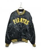 Swing sterスウィングスター）の古着「古着スタジャン USA製 80-90's Pittsburgh Pirates」｜ブラック