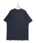 stussy (ステューシー) フロッキープリントTシャツ ネイビー サイズ:L：5000円