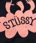 中古・古着 stussy (ステューシー) フロッキープリントTシャツ ネイビー サイズ:L：5000円