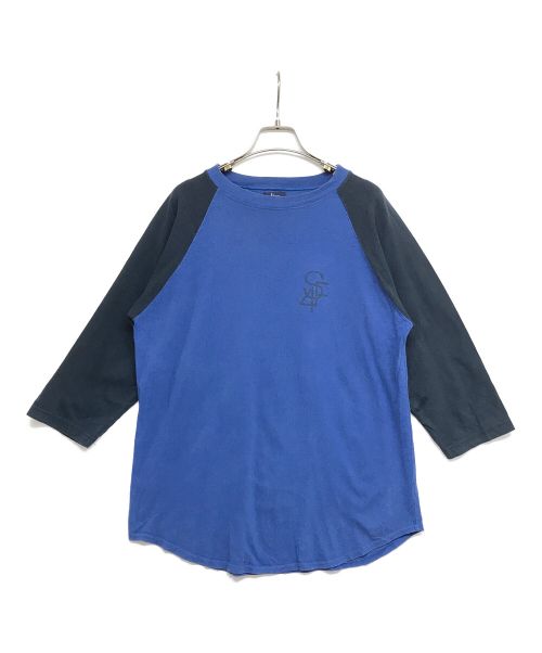 stussy（ステューシー）stussy (ステューシー) ラグランTシャツ　OLDstussy ブルー サイズ:Sの古着・服飾アイテム