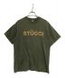 stussy（ステューシー）の古着「00's STUCCI Tシャツ OLD stussy USA製」｜オリーブ