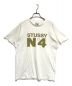 stussy（ステューシー）の古着「00's モノグラムTシャツ OLD stussy USA製」｜ホワイト