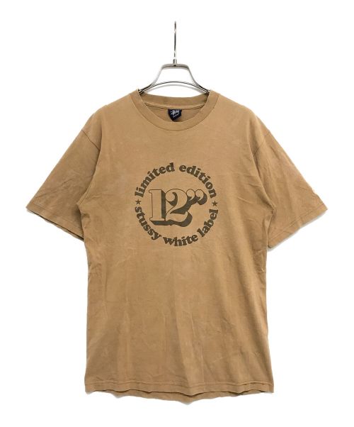 stussy（ステューシー）stussy (ステューシー) Tシャツ　OLDstussy ブラウン サイズ:Mの古着・服飾アイテム