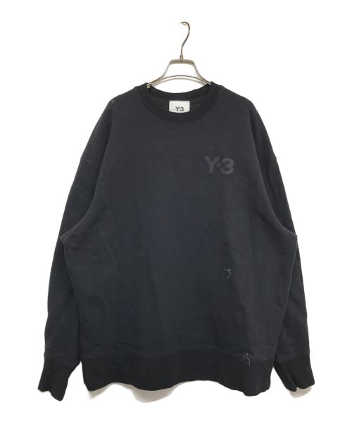 Y-3（ワイスリー）Y-3 (ワイスリー) M CLASSIC CHEST LOGO CREW SWEATSHIRT ロゴスウェット GV4194 ブラック サイズ:Lの古着・服飾アイテム