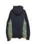 sacai (サカイ) Pre Mens Sponge Sweat X Ma-1 Zip Up Hoodie　SCM-045 ネイビー×グリーン サイズ:M：28000円