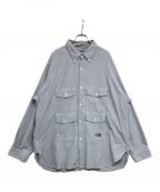 THE NORTHFACE PURPLELABELザ・ノースフェイス パープルレーベル）の古着「22SS Trail H/S Shirt S NT3218N」｜グレイッシュネイビー