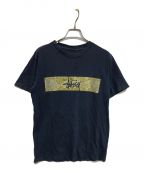 stussyステューシー）の古着「Tシャツ」｜ネイビー