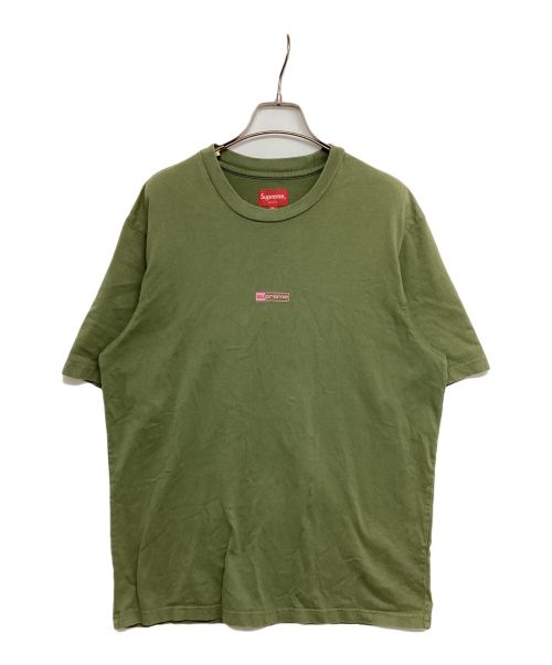 SUPREME（シュプリーム）SUPREME (シュプリーム) CENTER SMALL LOGO TEE　センターロゴ グリーン サイズ:Mの古着・服飾アイテム