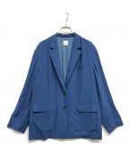 6(ROKU) BEAUTY&YOUTHロク ビューティーアンドユース）の古着「DOBBY 2B JACKET 8622-260-0139」｜ブルー