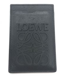 LOEWE（ロエベ）の古着「カードフォルダー スリム　カードケース　C775R34X01　102244」｜ブラック