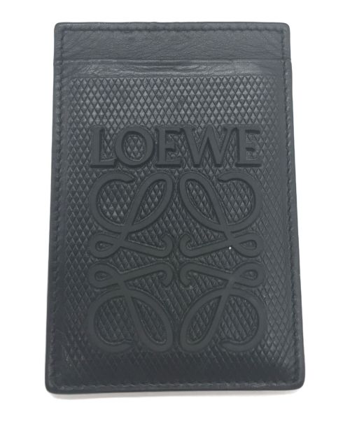 LOEWE（ロエベ）LOEWE (ロエベ) カードフォルダー スリム　カードケース　C775R34X01　102244 ブラックの古着・服飾アイテム