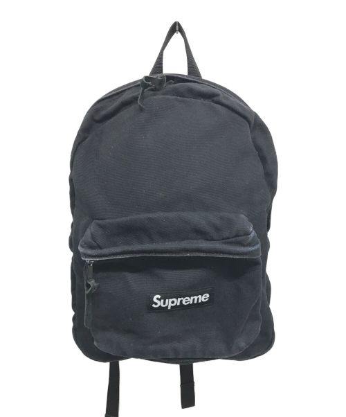 SUPREME（シュプリーム）SUPREME (シュプリーム) canvas backpack　20FW ブラックの古着・服飾アイテム