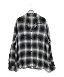 RADIALL（ラディアル）の古着「BELAIR - OPEN COLLARED SHIRT L/S RAD-24SS-SH004」｜グレー