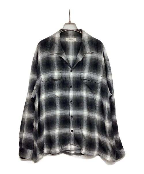 RADIALL（ラディアル）RADIALL (ラディアル) BELAIR - OPEN COLLARED SHIRT L/S RAD-24SS-SH004 グレー サイズ:Lの古着・服飾アイテム